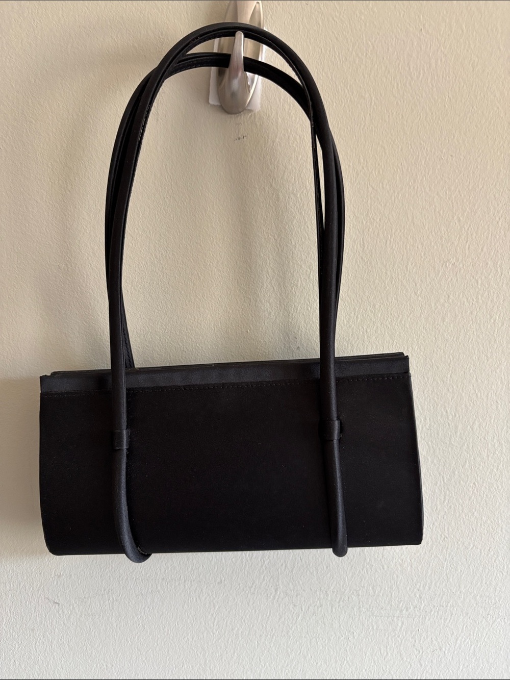 Enzo Angiolini Black Shoulder Bag with Long Straps